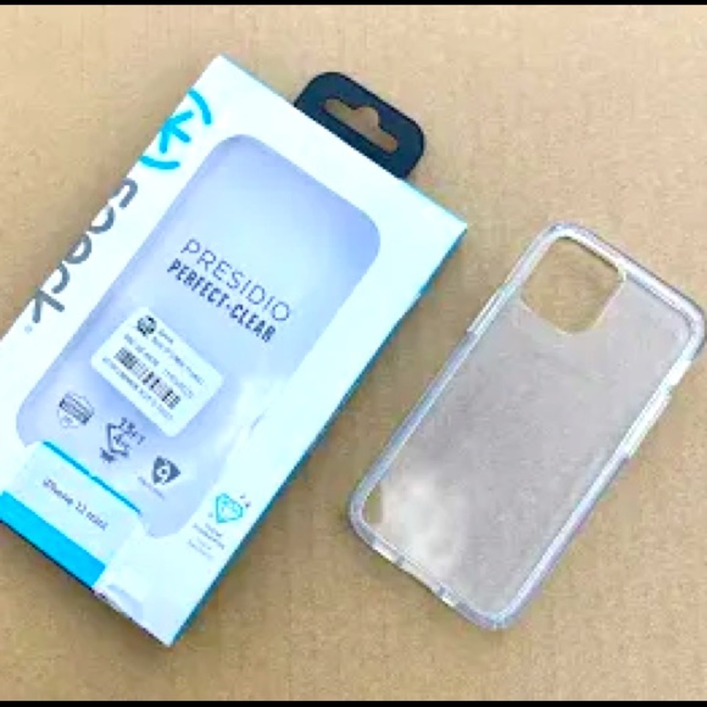 Speck Presidio Perfect-Clear Hard Case for Apple iPhone 12 Mini - Clear